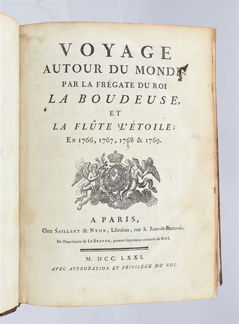 Bougainville Voyage Autour Du Monde Par La Fregate Du Roi La Boudeuse