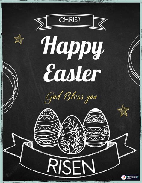 10 Free Printable Easter Chalkboard Art And Ideas