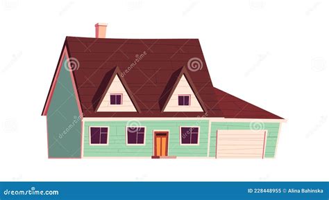 House Building Isolated Stock Vector Illustration Of Urban 228448955