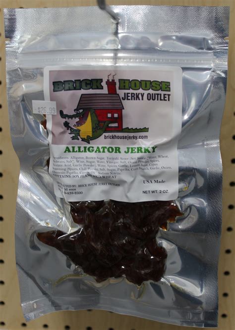 Alligator Jerky Brick House Jerky Outlet