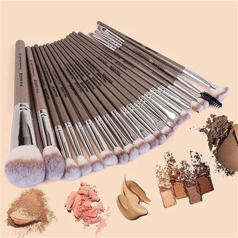 Brochas De Maquillaje Kit 20 Pcs Para Maquillaje Profesional Meses Sin Interés