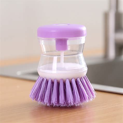 Soap Dispensing Palm Brushwash Dishes Brushdish Brush With Soap