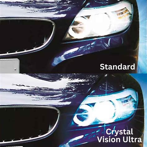 Philips Crystal Vision Ultra H7 + 2 Free Park Light Bulbs - Autolume Plus