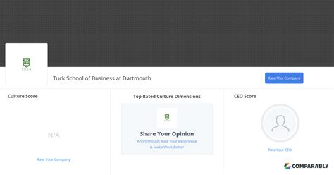 Tuck School of Business at Dartmouth Culture | Comparably