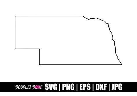 Nebraska Outline Svg Nebraska Png Nebraska Clip Art Nebraska Vector