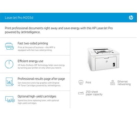 Buy Hp Laserjet Pro M Dw Monochrome Wireless Laser Printer Free