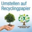 Kampagne Zur Umstellung Auf Recyclingpapier B Rocenter Butzbach