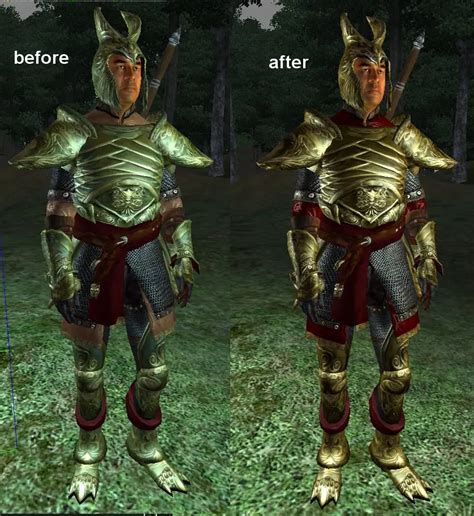 Golden Elven Armour At Oblivion Nexus Mods And Community