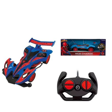 Carrinho De Controle Remoto Homem Aranha Spiderman Candide Web Charge