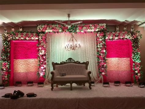 Pin By Ganesh Patil On Wedding Decorations Simple Stage Decorations