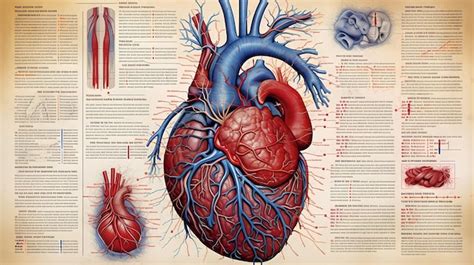 Una Imagen Detallada E Informativa De Un Coraz N Humano Que Destaca Las