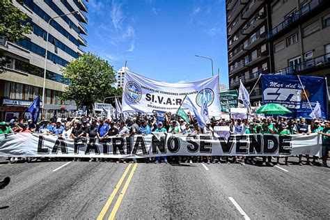 El Paro General Y La Masiva Marcha Contra Milei En Mar Del Plata