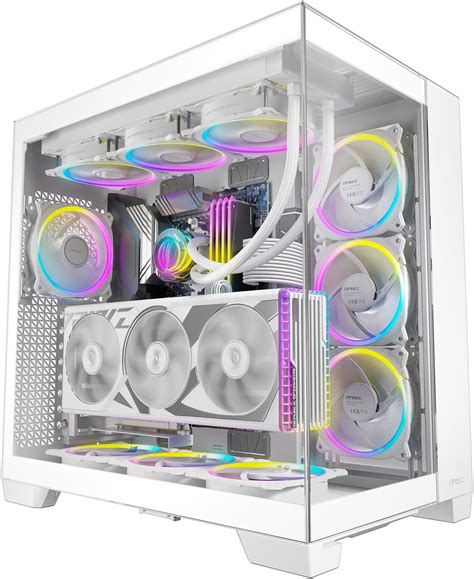 Antec C8 White Fans Not Included RTX 40 Compatible Dual Chamber