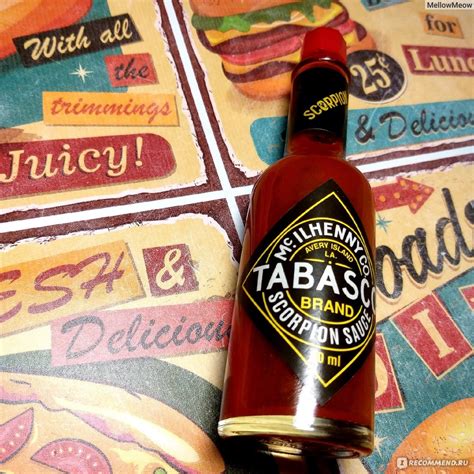 Соус перечный Tabasco Scorpion Sauce (Скорпион соус) - «🔥 Любите чтобы ...