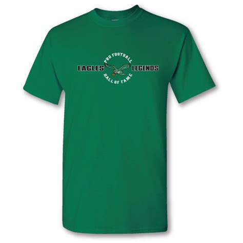 Eagles Throwback Hall Of Fame Legends T Shirt Pro Football Hall Of Fame