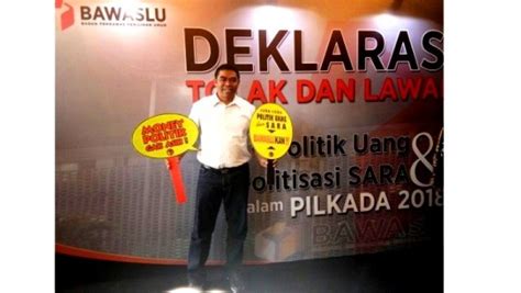 Sukseskan Pilkada Sultra Bawaslu Deklarasikan Tolak Politik Uang Dan