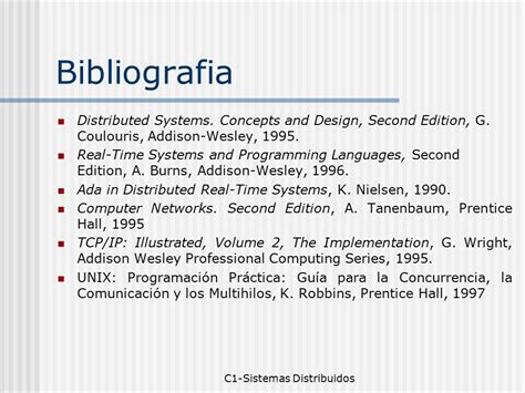 C Sistemas Distribuidos Concurrencia Varias Componentes En Una Misma