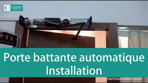 Comment Installer La Porte Battante Automatique Guide D Installation