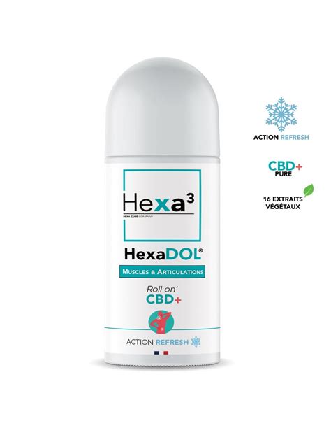 Roll On CBD Refresh 50 Ml HexaDOL HEXA3