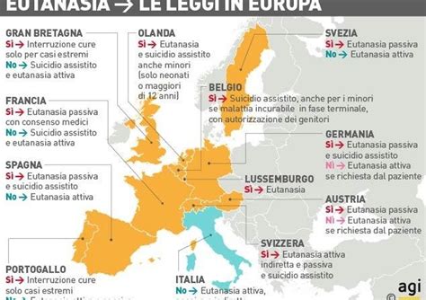 Mappa Dove Si Pratica L Eutanasia In Europa