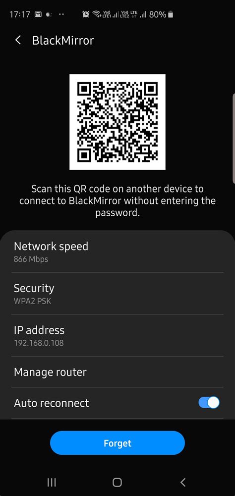 How To Share Wi Fi Networks Using Qr Code On One Ui Android Pie