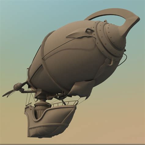 Gurutree 3D: Airship Modeling Done