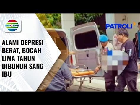 Diduga Mengalami Depresi Berat Seorang Ibu Tega Bunuh Anak Kandung