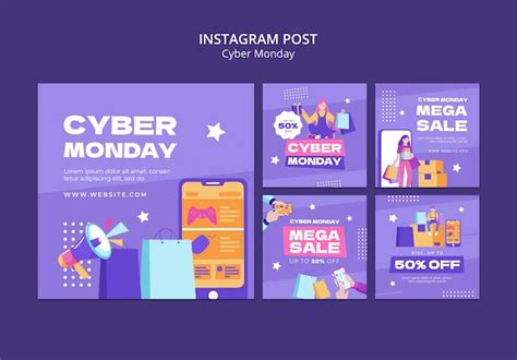 Free Psd Cyber Monday Design Template