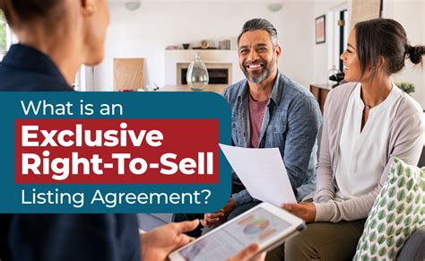 Understanding The Exclusive Right To Sell Listing Agreement Vaned