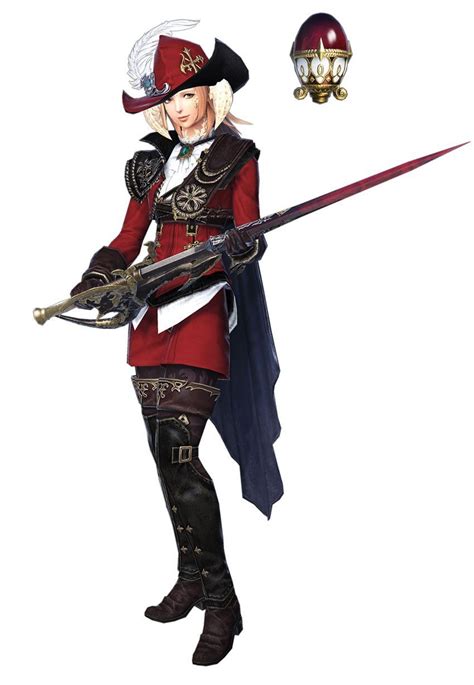 Red Mage Render From Final Fantasy Xiv Endwalker Art Artwork