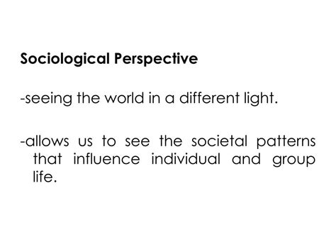 Ppt The Sociological Perspective And Culture Powerpoint Presentation