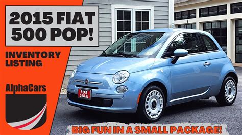 Walkaround This 2015 Fiat 500 Pop And Learn About Its Features Youtube