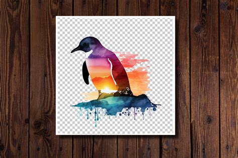 Watercolor Sunset with Dolphin Clipart Graphic by Kanay Lal · Creative ...