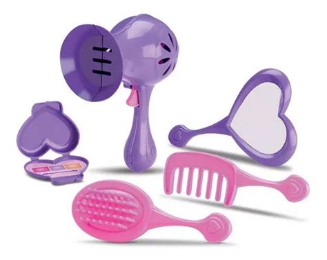 Kit Sal O De Beleza Infantil Menina Secador Escova Espelho Mercadolivre