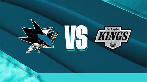 San Jose Sharks Vs Los Angeles Kings Sap Center