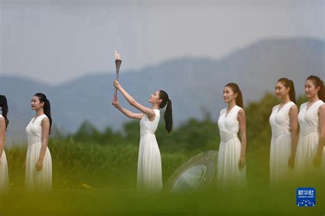 항저우 아시안게임 불씨 채화식 개최