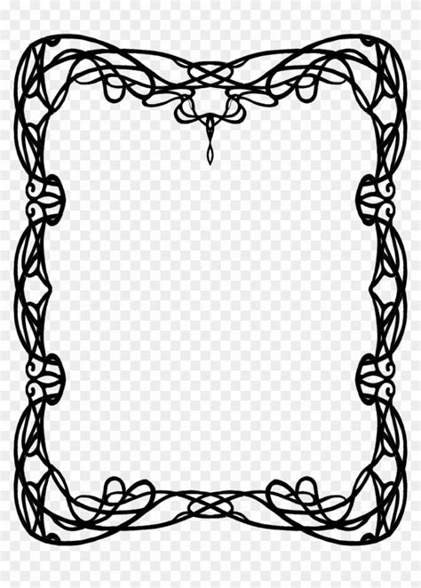 Vector Library Stock Divider Clipart Nouveau Frames Art Nouveau