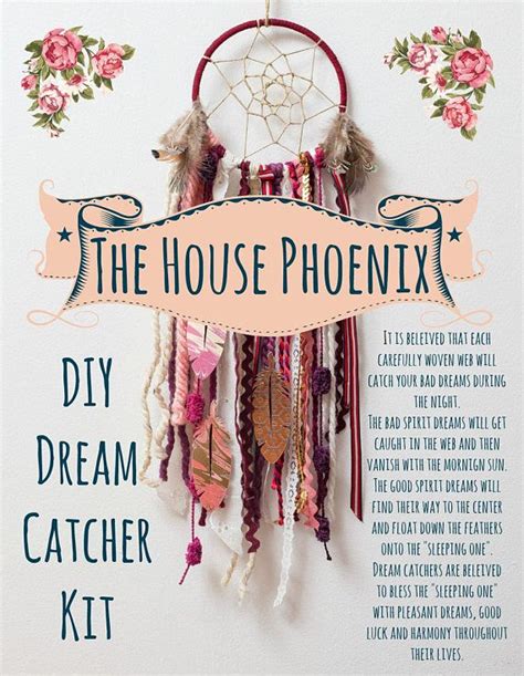 Diy Dream Catcher Craft Kit Make Your Own Dreamcatcher Dream Catcher