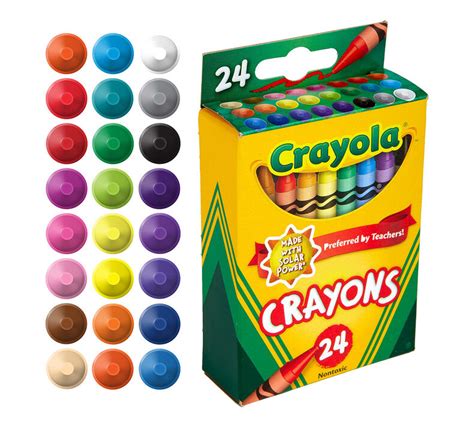 Crayones Caja 24 Marca Crayola Materiales Educativos Ashú