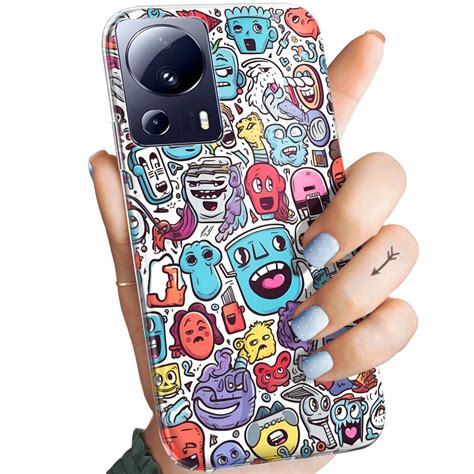 Etui Do Xiaomi Lite Civi Wzory Doodle Zwierz Ta Potwory Rysunki