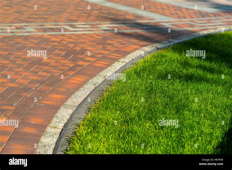 Rainwater Gutters For Rain Along Stock Photo Alamy