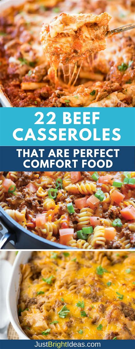 22 Easy Ground Beef Casserole Recipes For Budget Friendly Midweek Meals Beef Casserole Recipes