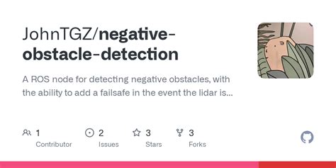 Github Johntgz Negative Obstacle Detection A Ros Node For Detecting