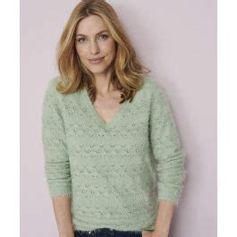 Light Green Knit Jumper Sweater Damart Co Uk