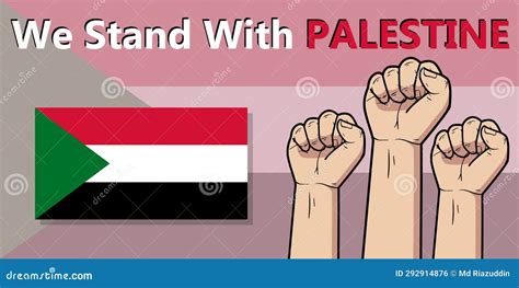 We Stand With Palestine Poster Design Vector Pray For Palestine Save