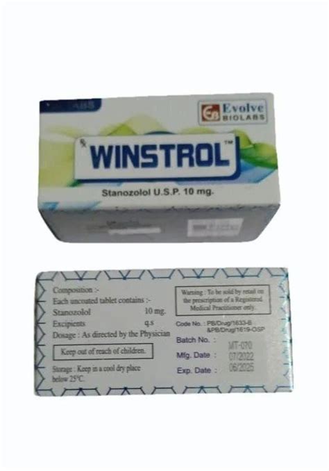 Winstrol Stanozolol Tablets 10 Mg At Rs 1000 Box Strombafort In