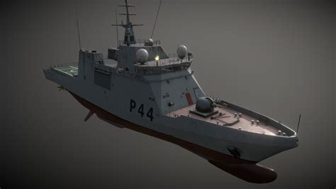 Modern Naval armed Patrol Vessel ship - 3D model by #digitalartworm ...