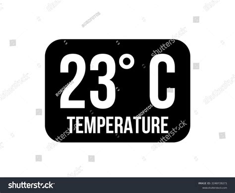 C Temperature Degrees Celsius Vector Isolated Stock Vector, 55% OFF