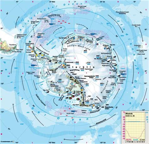 Diercke Weltatlas Kartenansicht Südpolargebiet Antarktis 978