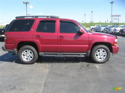 2006 Sport Red Metallic Chevrolet Tahoe Z71 4x4 47113089 Photo 4